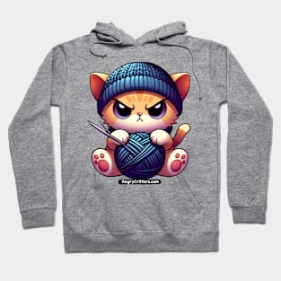 Angry Critters - Kitten Knitting Hoodie